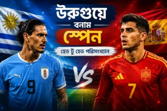 উরুগুয়ে বনাম স্পেন হেড টু হেড পরিসংখ্যান