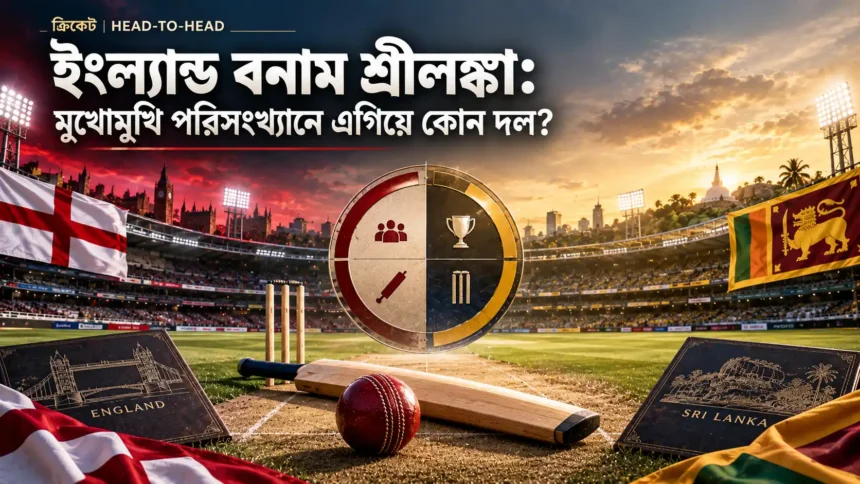 ইংল্যান্ড বনাম শ্রীলঙ্কা মুখোমুখি পরিসংখ্যানে এগিয়ে কোন দল