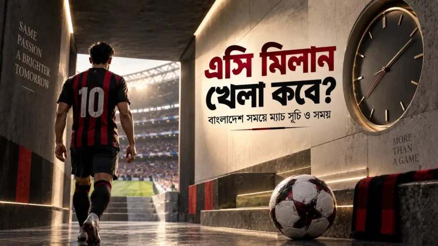 এসি মিলান খেলা কবে