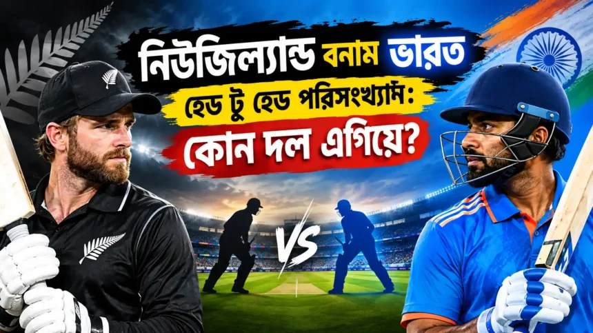 নিউজিল্যান্ড বনাম ভারত — হেড টু হেড পরিসংখ্যান কোন দল এগিয়ে