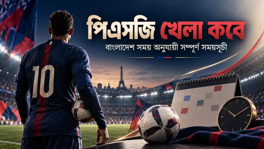 পিএসজি খেলা কবে
