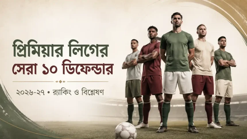 প্রিমিয়ার লিগের সেরা ১০ ডিফেন্ডার ২০২৬-২৭ র‍্যাঙ্কিং ও বিশ্লেষণ