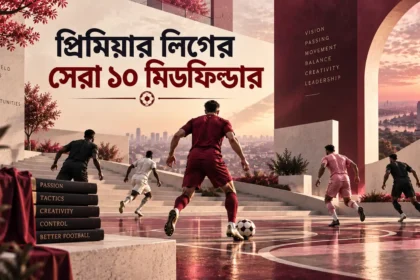 প্রিমিয়ার লিগের সেরা ১০ মিডফিল্ডার