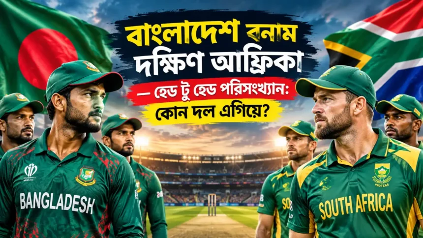 বাংলাদেশ বনাম দক্ষিণ আফ্রিকা — হেড টু হেড পরিসংখ্যান কোন দল এগিয়ে
