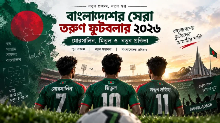 বাংলাদেশের সেরা তরুণ ফুটবলার ২০২৬ মোরসালিন, মিতুল ও নতুন প্রতিভা