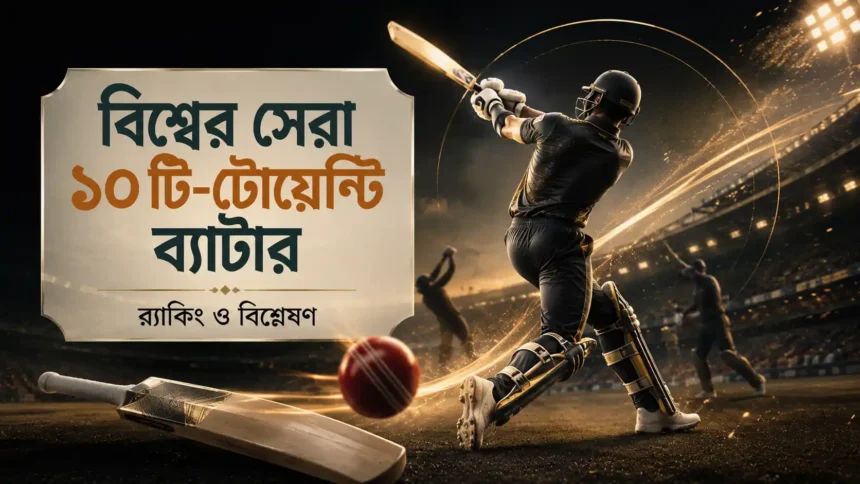 বিশ্বের সেরা ১০ টি-টোয়েন্টি ব্যাটার র‍্যাঙ্কিং ও বিশ্লেষণ