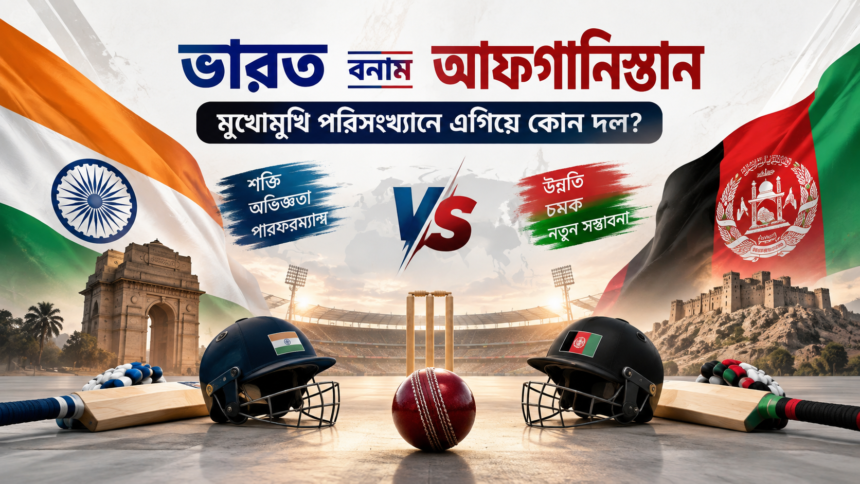 ভারত বনাম আফগানিস্তান মুখোমুখি পরিসংখ্যানে এগিয়ে কোন দল