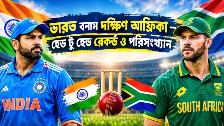 ভারত বনাম দক্ষিণ আফ্রিকা হেড টু হেড রেকর্ড ও পরিসংখ্যান ২০২৬